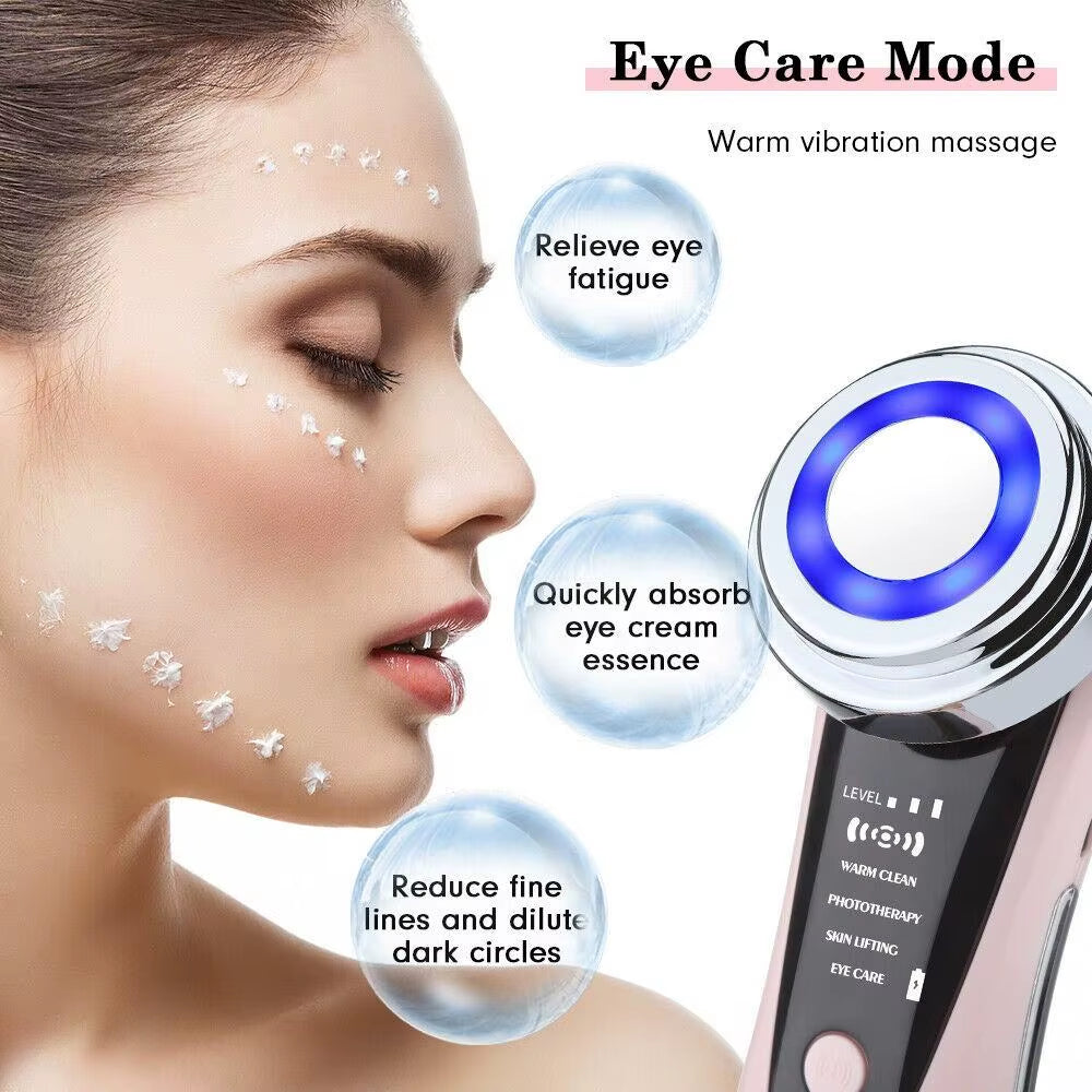 Multifunction Facial Massager 4 in 1 RF EMS Facial Radio Frequency Device Electric Facial Massager Beauty Device Skin Care Tools